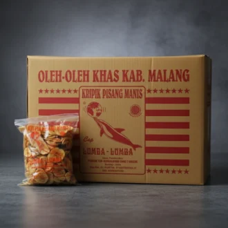Keripik Pisang Kepok Manis 300g (Lumba-Lumba)
