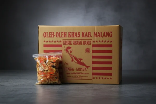 Keripik Pisang Kepok Manis 300g (Lumba-Lumba)
