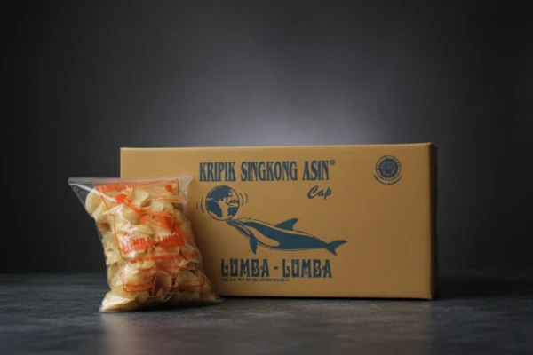 Keripik Singkong Asin 500g (Lumba-Lumba)