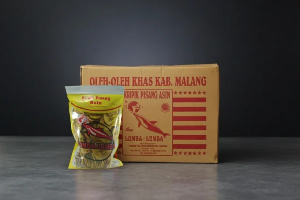 Keripik Pisang Agung Asin 280g (Lumba-Lumba)