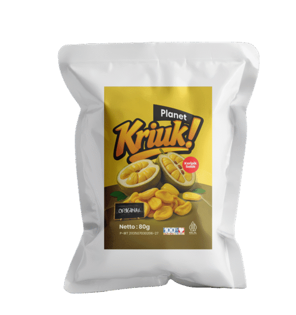 Keripik Nangka Planet Kriuk 1 Dus Isi 50 Pack × 80 g