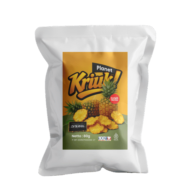 Kemasan grosir Keripik Nanas Planet Kriuk