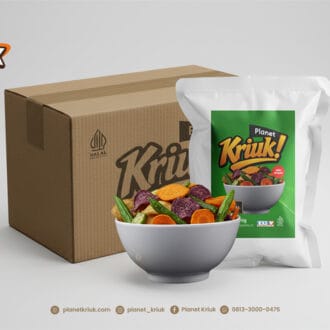 Kemasan grosir Keripik Mix Sayur Planet Kriuk